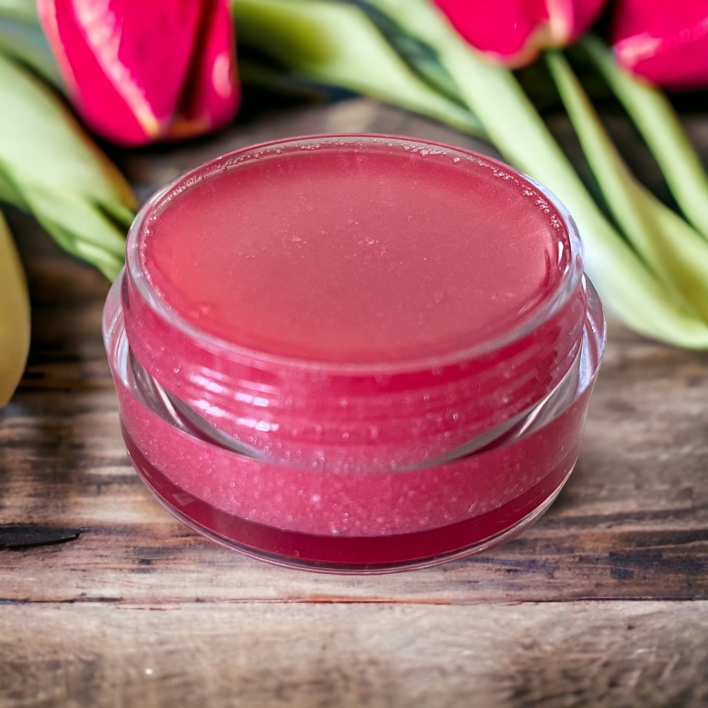 Passionfruit and Rose Sugar Lip Scrub
