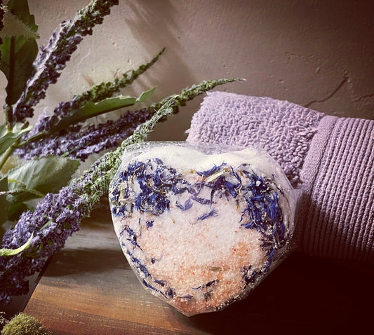 Lavender Fizzing Bath Bomb