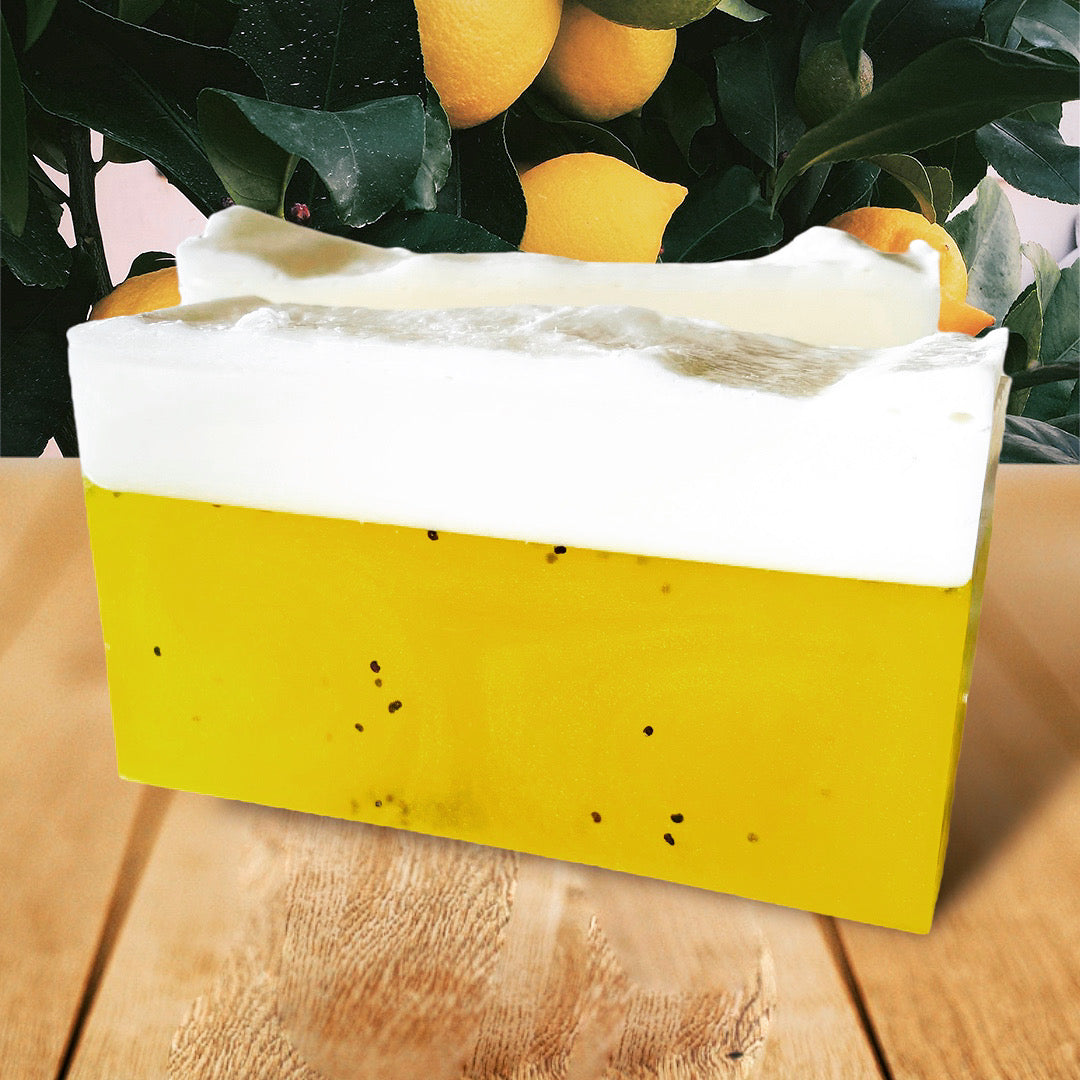 Lemon Poppy Seed Meringue Pie Soap