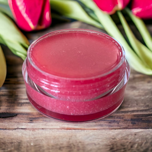 Passionfruit and Rose Sugar Lip Scrub